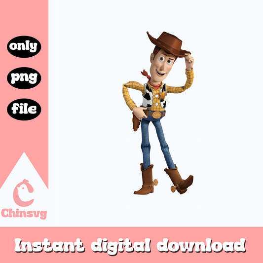 Woody Toy Story PNG, Disney Pixar Cowboy PNG, Toy Story PNG