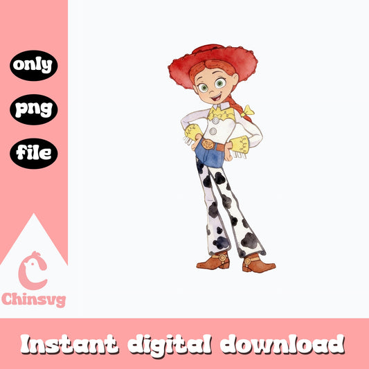 Jessie Toy Story PNG, Cowgirl Disney Clipart, Toy Story PNG