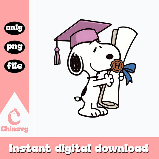 Snoopy Graduation PNG, Peanuts Graduate PNG, Class Of 2025 PNG