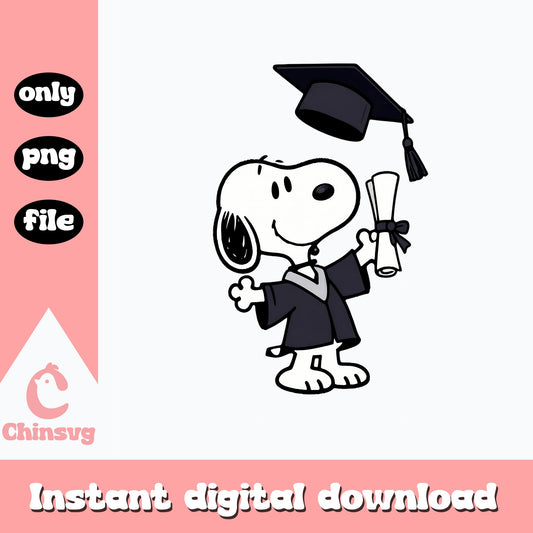 Snoopy Graduation PNG, Peanuts Graduate PNG, Class Of 2025 PNG