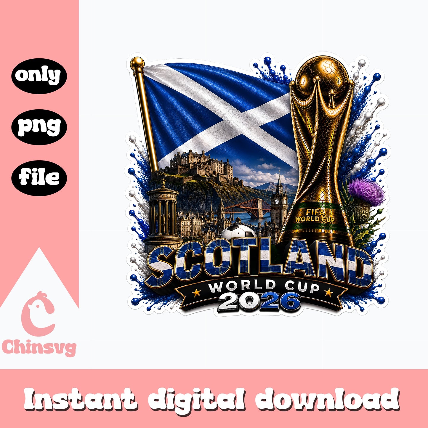 Scotland World Cup 2026 PNG, Scotland Football PNG, Soccer PNG