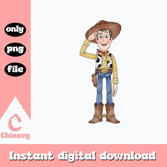 Woody Toy Story PNG, Disney Pixar Cowboy PNG, Toy Story PNG