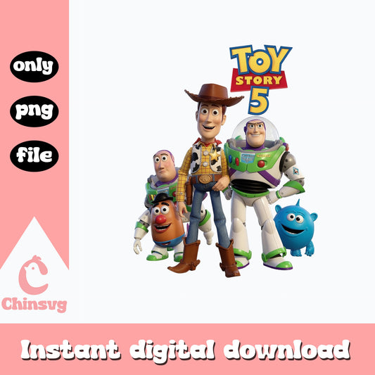 Toy Story 5 PNG, Woody Buzz Lightyear PNG, Disney Pixar PNG