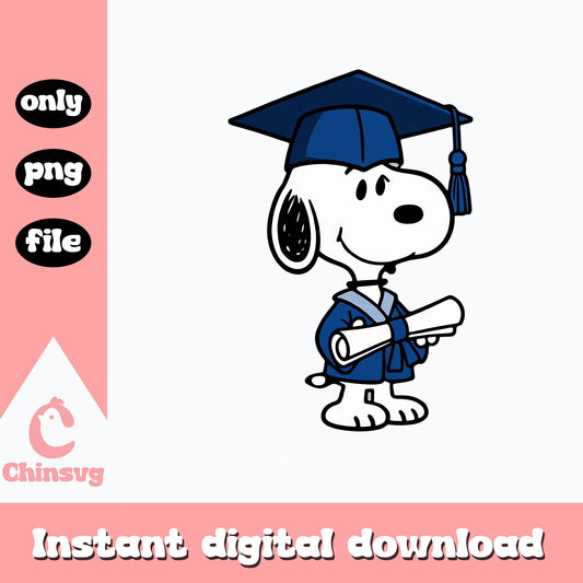 Snoopy Graduation PNG, Peanuts Graduate Clipart, Class Of 2025 PNG