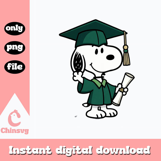 Snoopy Graduation PNG, Peanuts Graduate PNG, Class Of 2025 PNG