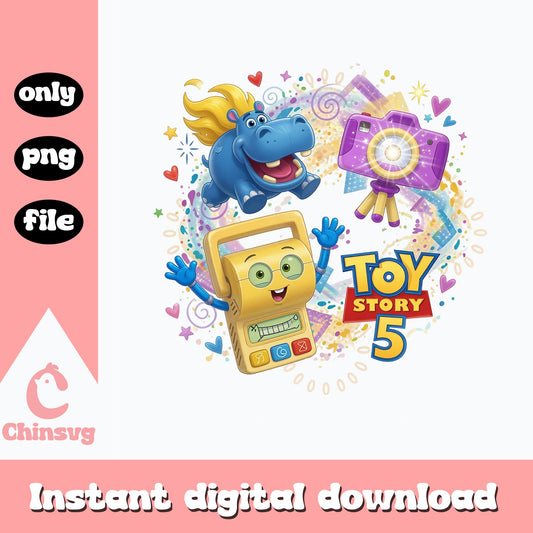 Toy Story 5 New Characters PNG, Disney Pixar PNG, Kids PNG