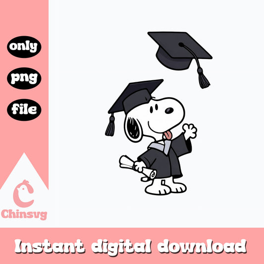 Snoopy Graduation PNG, Peanuts Graduate PNG, Class Of 2025 PNG