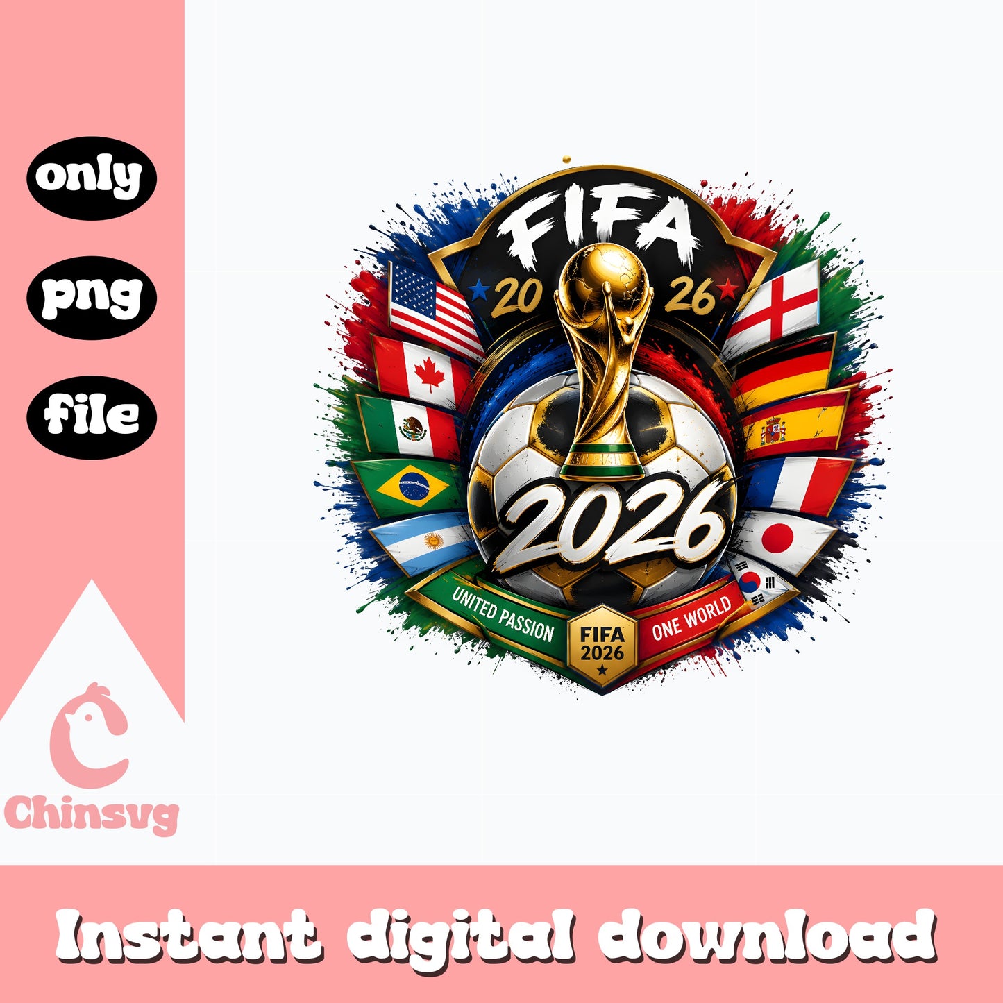 FIFA World Cup 2026 PNG, Soccer Trophy World Cup, Football PNG