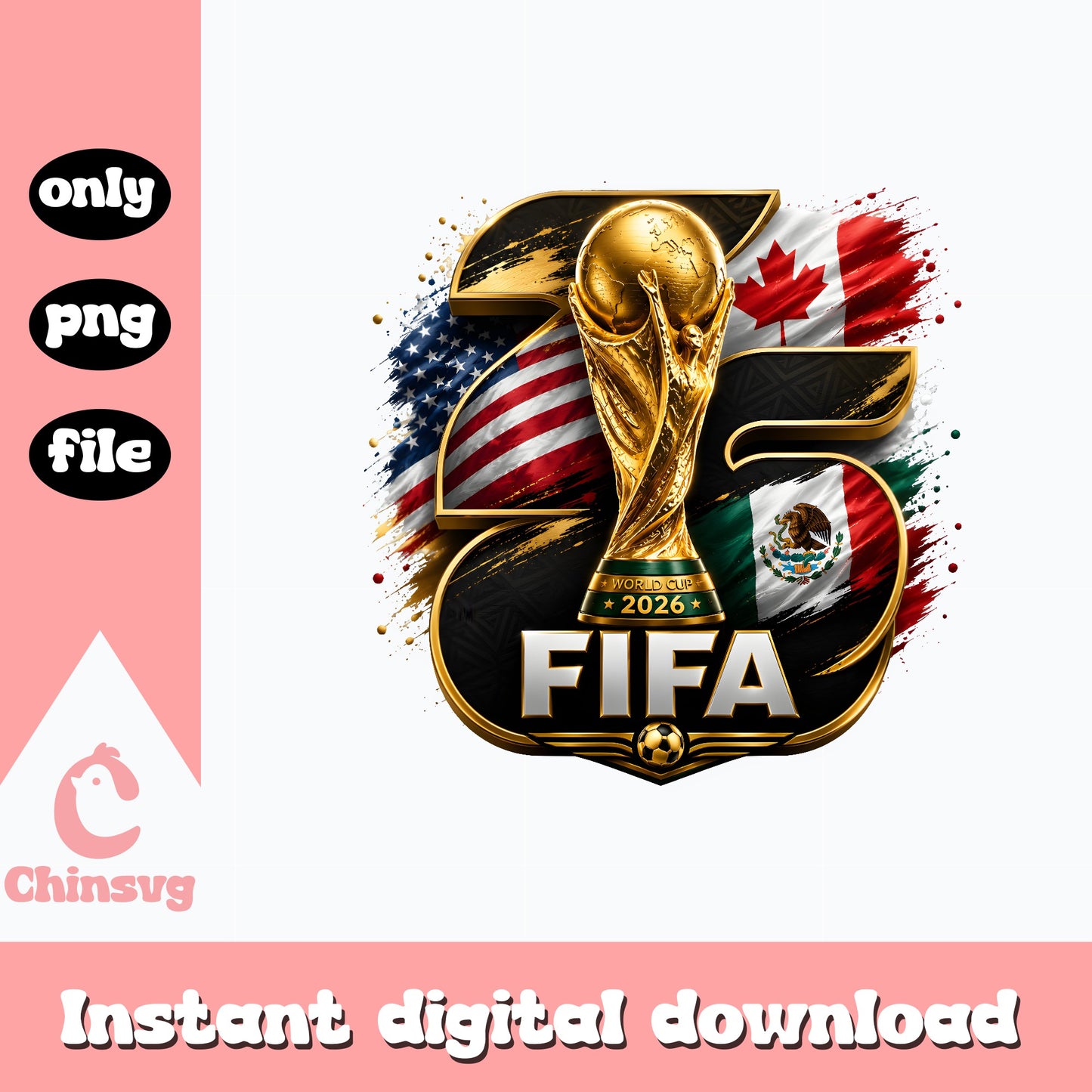 FIFA World Cup 2026 PNG, Soccer Trophy PNG, Football PNG