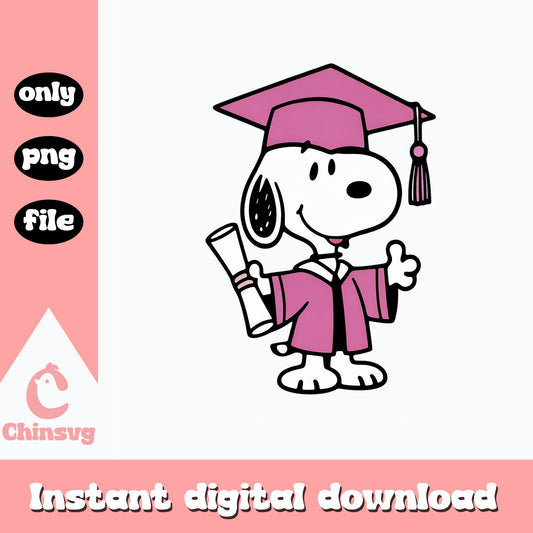 Snoopy Graduation PNG, Peanuts Graduate PNG, Class Of 2025 PNG