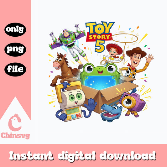 Toy Story 5 Characters PNG, Disney Pixar PNG, Woody Buzz PNG