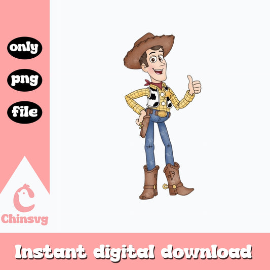 Woody Toy Story PNG, Disney Pixar Clipart, Cowboy Sheriff PNG