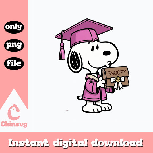 Snoopy Graduation PNG, Peanuts Graduate Clipart, Class Of 2025 PNG