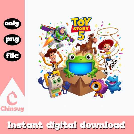 Toy Story 5 Characters PNG, Disney Pixar PNG, Woody Buzz PNG