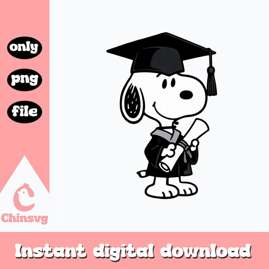 Snoopy Graduation PNG, Peanuts Graduate PNG, Class Of 2025 PNG