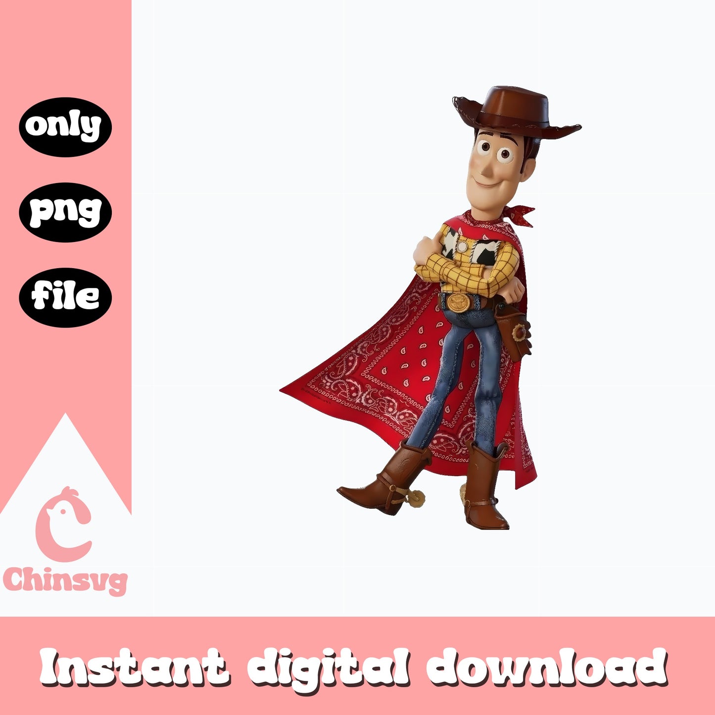 Woody Toy Story Cowboy PNG, Disney Pixar PNG, Toy Story PNG