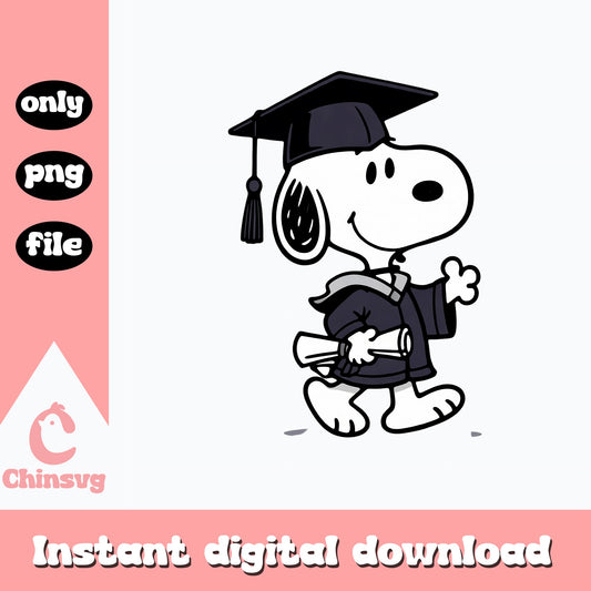 Snoopy Graduation PNG, Peanuts Graduate PNG, Class Of 2025 PNG