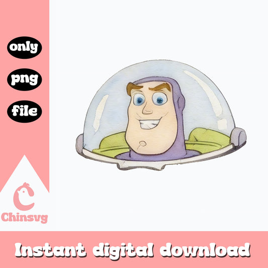 Buzz Lightyear Watercolor PNG, Toy Story Disney PNG, Clipart PNG