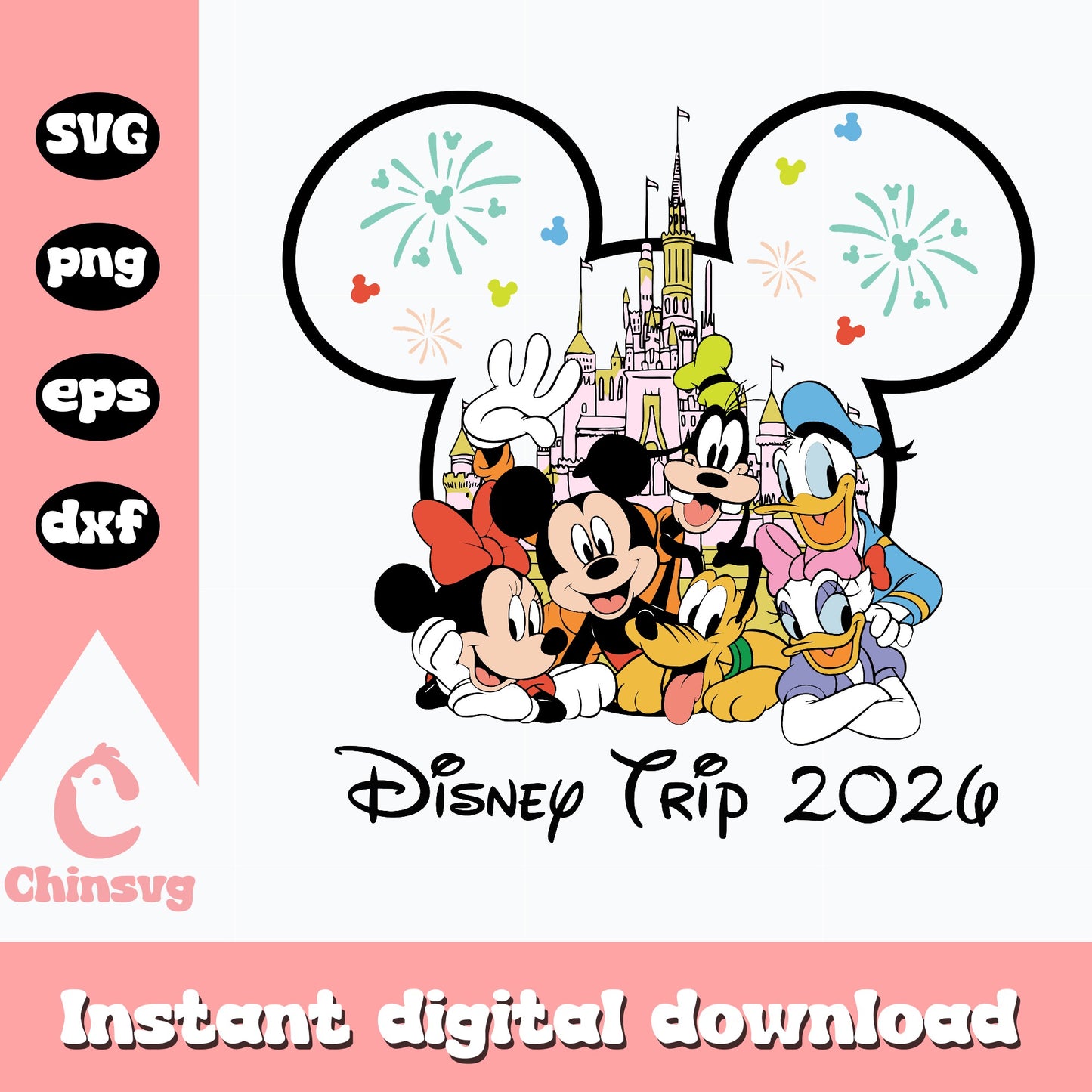 Disney Trip 2026 SVG, Mickey And Friends PNG, Disney SVG