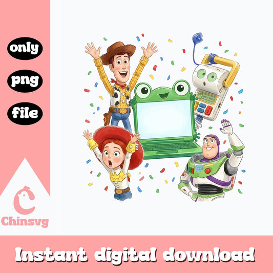 Toy Story Characters PNG, Woody Buzz Jessie PNG, Disney PNG