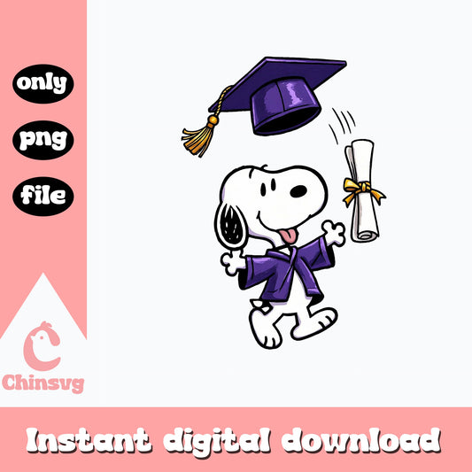 Snoopy Graduation PNG, Peanuts Graduate PNG, Class Of 2025 PNG