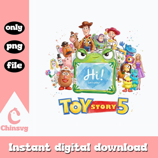 Toy Story 5 Characters PNG, Woody Buzz Lightyear PNG, Disney PNG