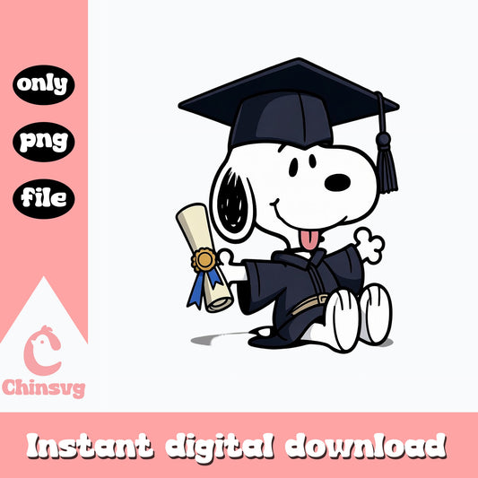 Snoopy Graduation PNG, Peanuts Graduate PNG, Class Of 2025 PNG