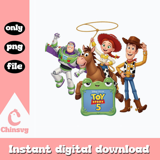 Toy Story 5 Characters PNG, Woody Buzz Lightyear PNG, Disney PNG