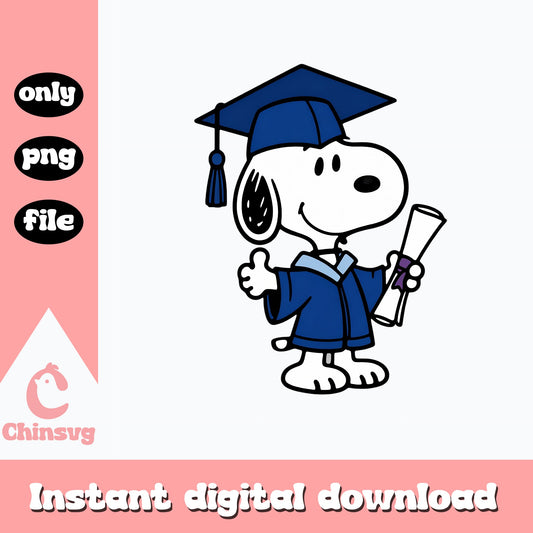 Snoopy Graduation PNG, Peanuts Graduate PNG, Class Of 2025 PNG