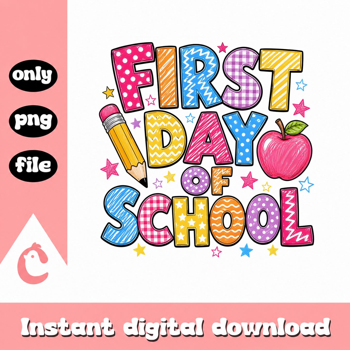 First Day Of School PNG, Back To School PNG, Teacher PNG