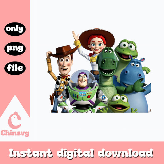 Toy Story Characters PNG, Woody Buzz Lightyear PNG, Disney PNG