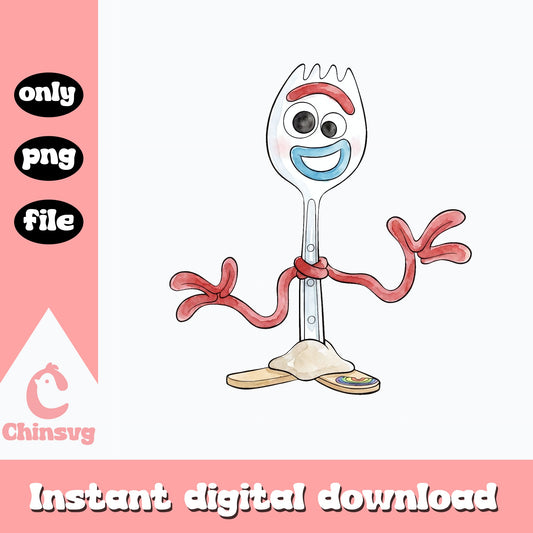 Forky Toy Story PNG, Disney Pixar Clipart, Toy Story PNG
