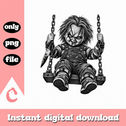 Chucky Horror Character PNG, Good Guys Doll, Halloween PNG