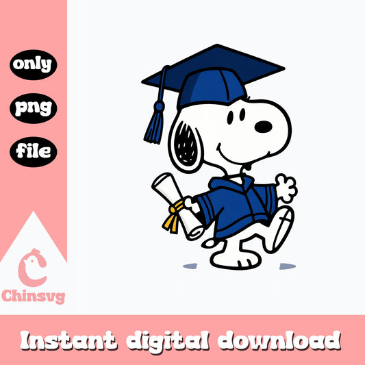 Snoopy Graduation PNG, Peanuts Graduate PNG, Class Of 2025 PNG
