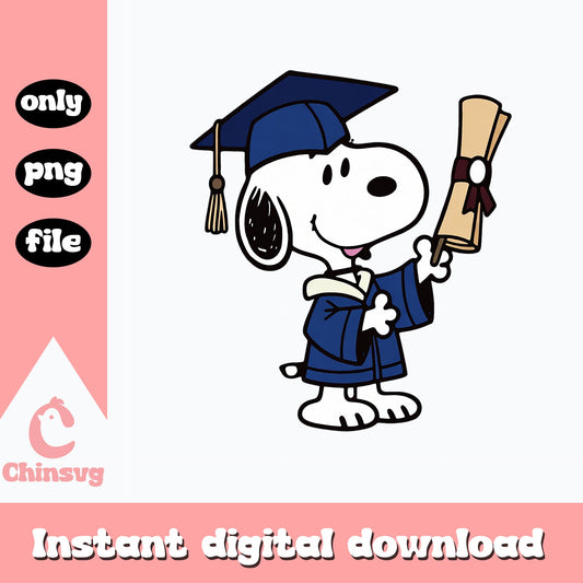 Snoopy Graduation PNG, Peanuts Graduate Clipart, Class Of 2025 PNG