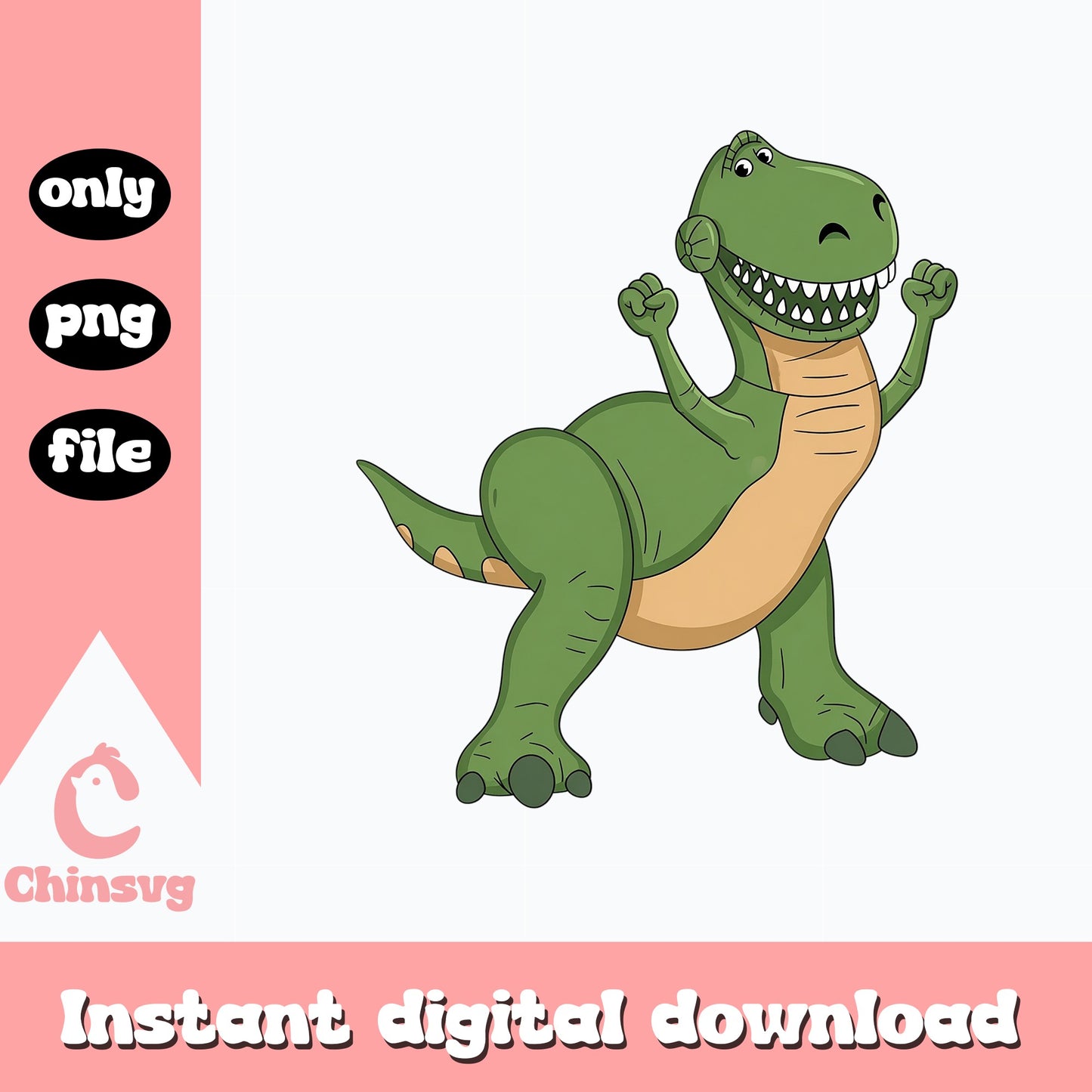 Rex Toy Story PNG, Disney Pixar Dinosaur PNG, Toy Story PNG