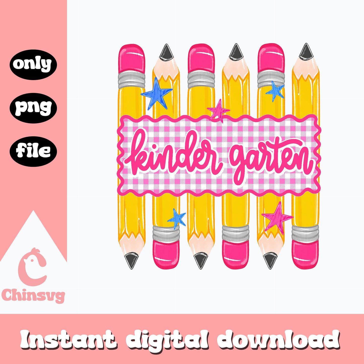 Kindergarten Pencils PNG, Back To School PNG, Teacher PNG