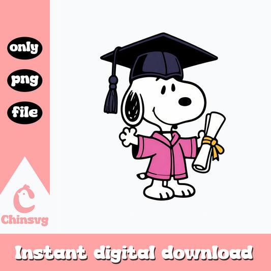 Snoopy Graduation PNG, Peanuts Graduate PNG, Class Of 2025 PNG
