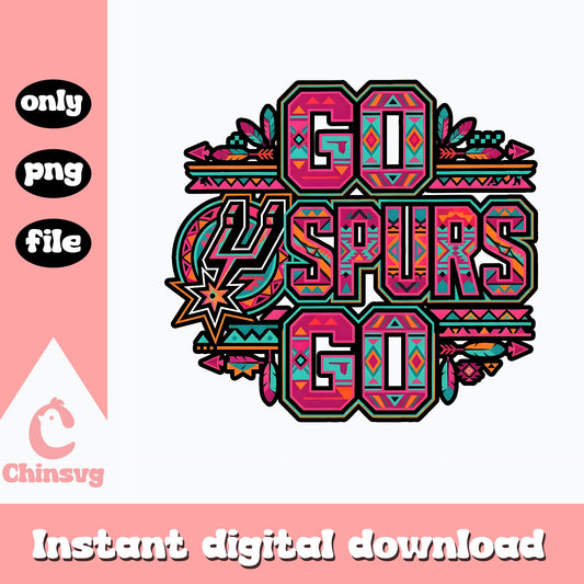 Go Spurs Go Aztec PNG, San Antonio Spurs PNG, Basketball PNG