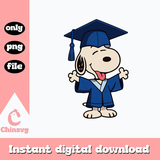 Snoopy Graduation PNG, Peanuts Graduate Clipart, Class Of 2025 PNG